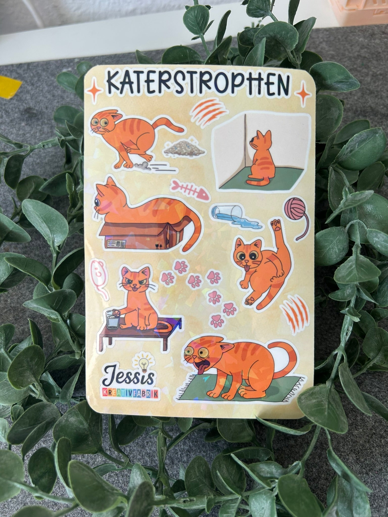Katerstrophen Sticker Sheet